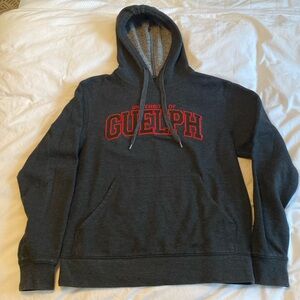Poly/cotton hoodie University of Guelph. Great condition Womens medium